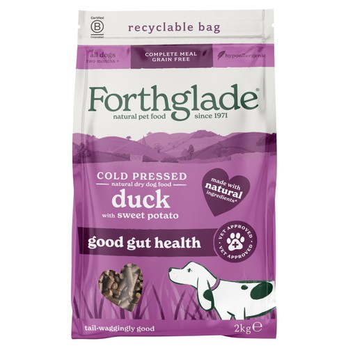 Forthglade Cold Pressed Dry Dog Food Duck with Sweet Potato