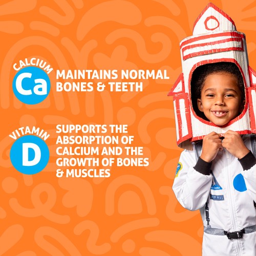Haliborange  Kid's Softies Calcium & Vitamin D Strawberry Gummies 3-12yrs 