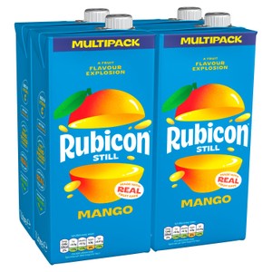 Rubicon Still Mango Juice Drink 4X1 Litre Carton