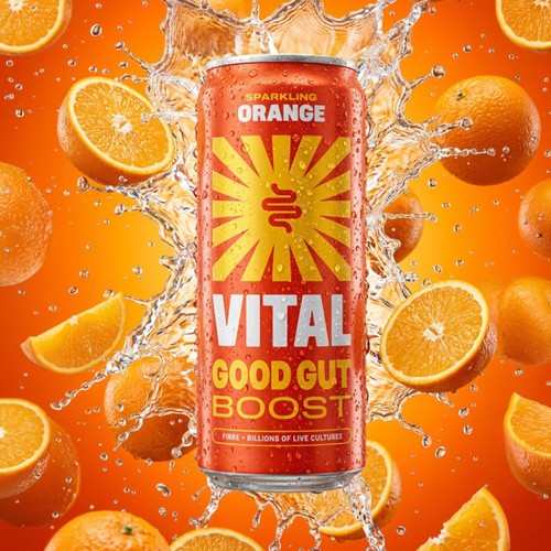 VITAL Gut Health Orange Soda