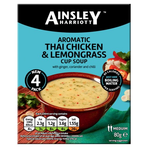 Ainsley Harriot Thai Chicken & Lemongrass Cup Soup