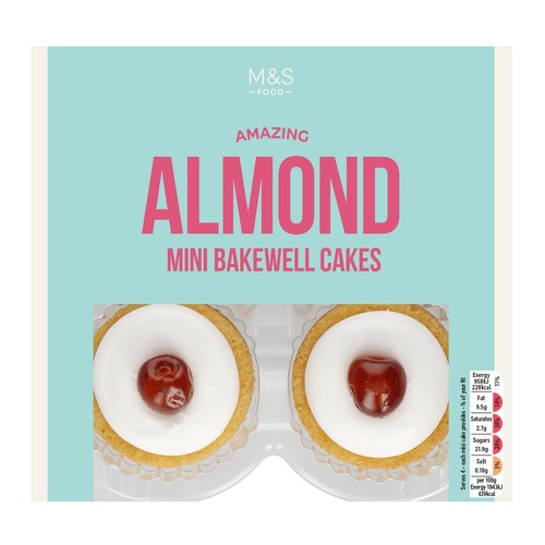 M&S Cherry Bakewells Serves 4