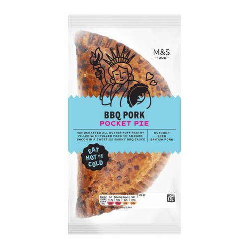 M&S BBQ Pork Pocket Pie