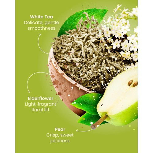 Good Earth Teabags White Tea Elderflower and Pear