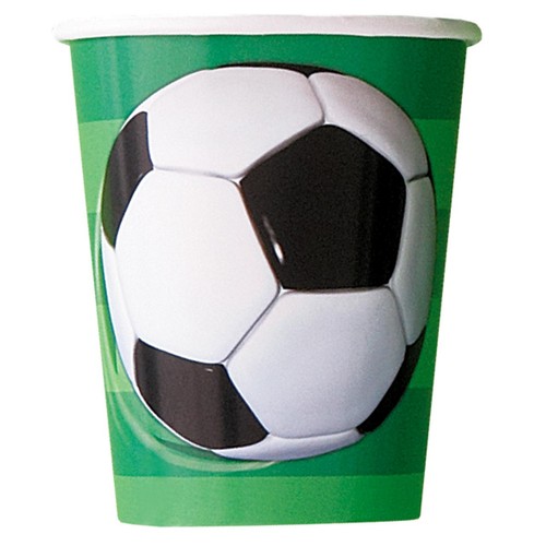 Football Recyclable Paper Party Cups