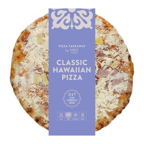 M&S Classic Hawaiian Woodfired & Stonebaked Pizza