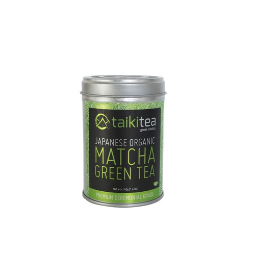 Taiki Tea Premium Organic Ceremonial Matcha Tin