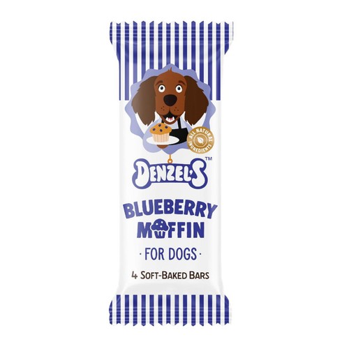 Denzels Blueberry Muffin Soft-Baked Bars for Dogs