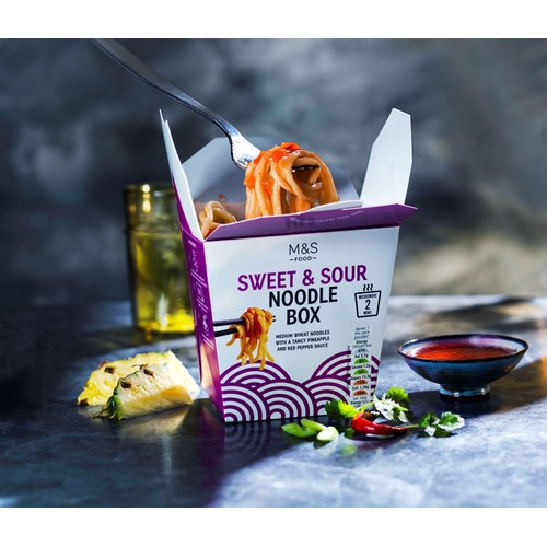 M&S Sweet & Sour Noodle Box