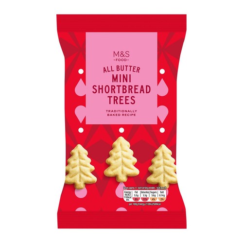 M&S All Butter Mini Shortbread Trees