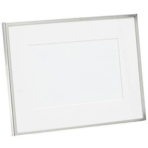 M&S Elegant Metal Photo Frame, Silver 4X6in