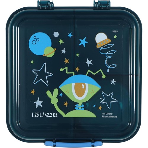 Sistema 3 Piece Bento Lunch Box and Water Bottle Set Blue