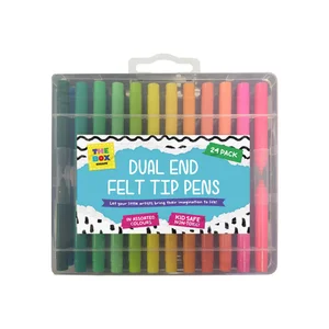 Dual End Felt Tip Pens 24pk