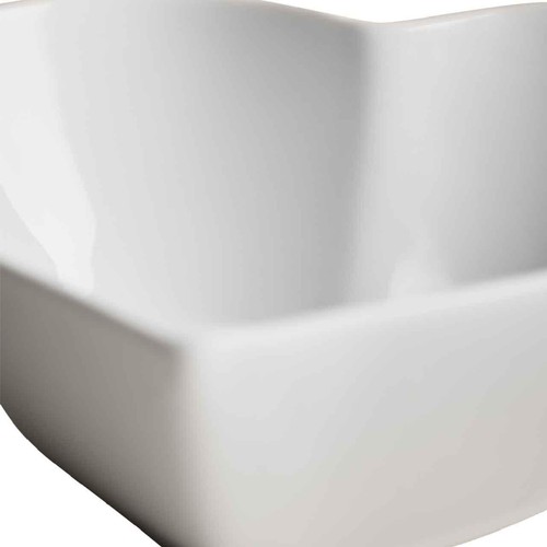 M&S Maxim Small Heart Serving Bowl, White