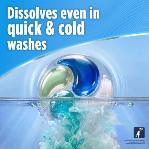 Persil Non Bio 4 in 1 Fast-Dissolving Laundry Capsules 68 Washes