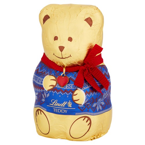 Lindt Milk Chocolate Teddy Red & Blue Jumper