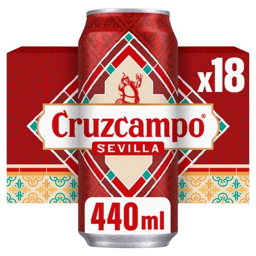 Cruzcampo Lager Cans