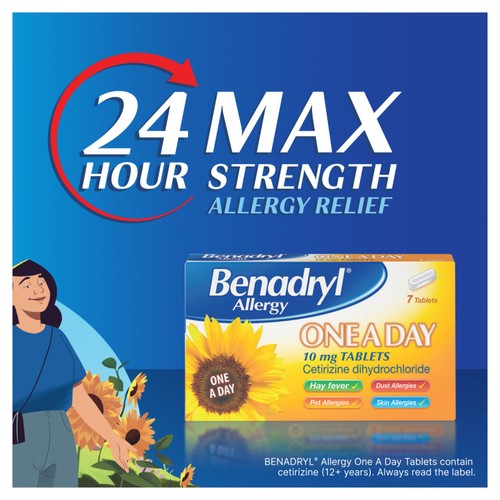 Benadryl One A Day Allergy Relief Tablets