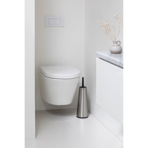 Brabantia ReNew Toilet Brush & Holder, Matt Steel