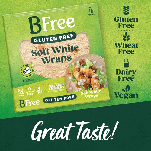 BFree Gluten Free Soft White Wraps