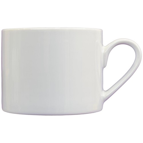 M&S Maxim Straight Sided Mug, White
