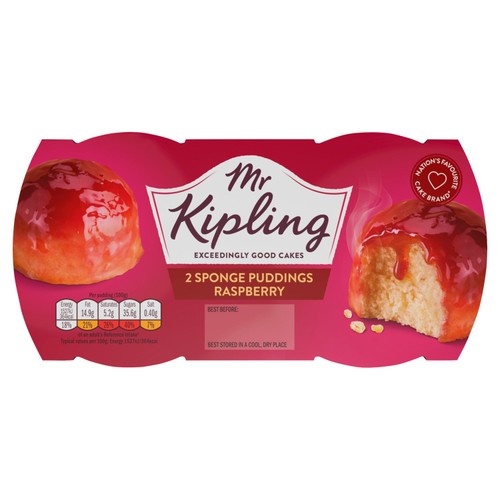 Mr Kipling Raspberry Sponge Pudding Desserts