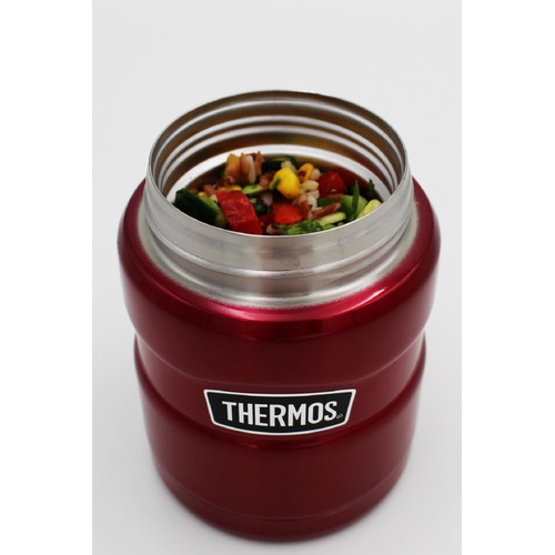 Thermos Stainless King Food Flask, Red 710ml