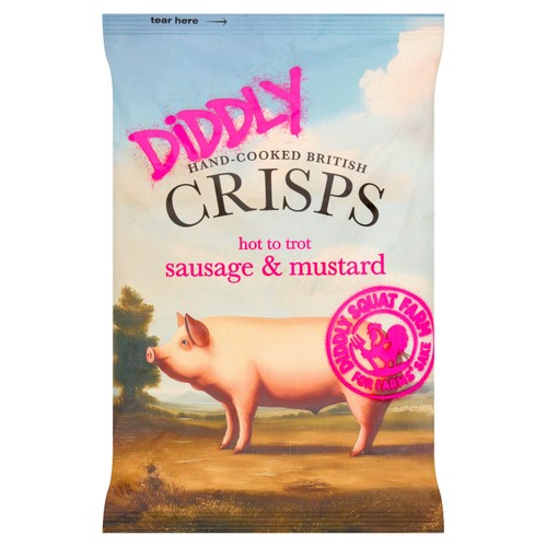 Diddly Squat Farm Sausage & Mustard Crisps