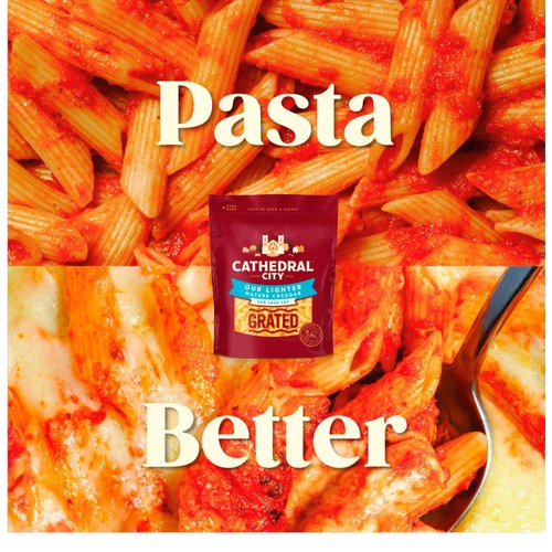 Cathedral City Lighter Mature Grated Cheese