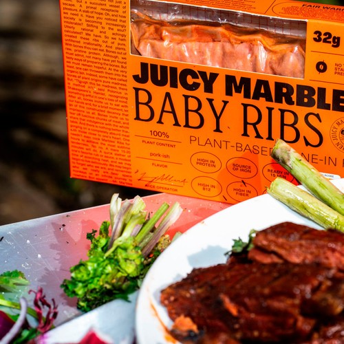 Juicy Marbles Plant Based Baby Ribs