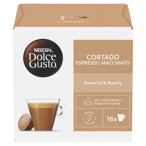 Nescafe Dolce Gusto Cortado Espresso Macchiato Pods