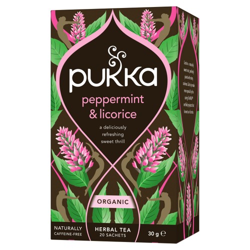 Pukka Organic Peppermint & Licorice Mint Tea x20 Compostable Tea Bags