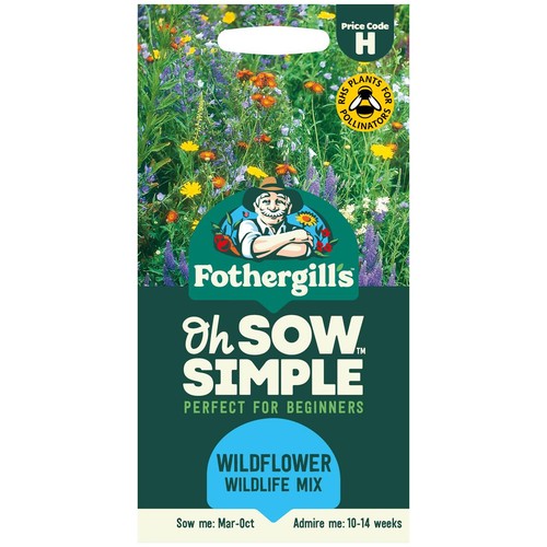 Mr Fothergills Seeds - Oh Sow Simple Wildflower Wildlife Mix
