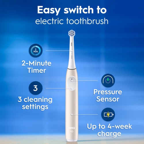 Oral-B iO2 Series Calm Pink Electric Toothbrush + Travel Case