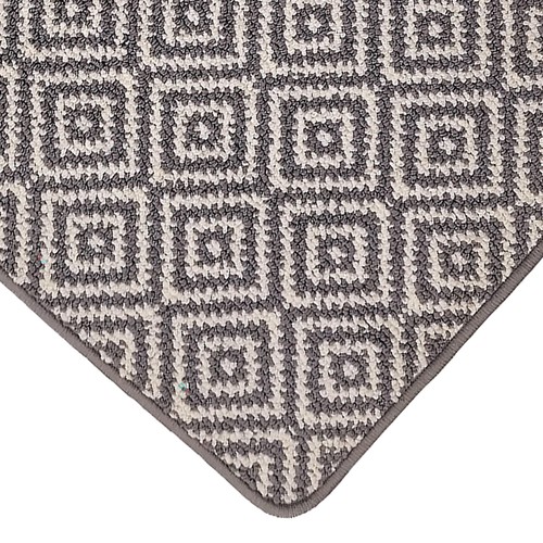 Mighty Mats Geo Soft Loop Mat Light Grey/White Geo