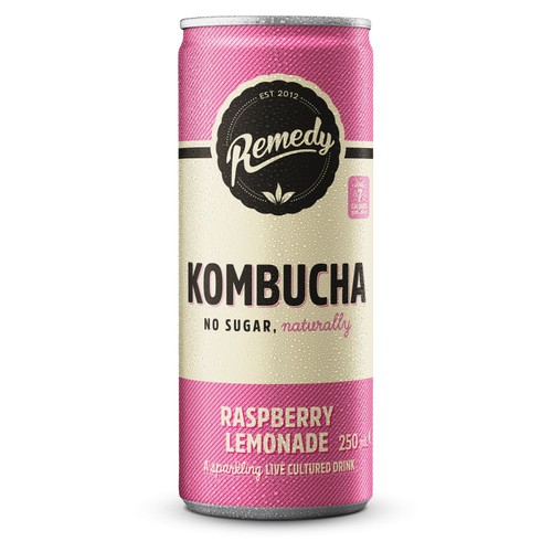 Remedy Kombucha Raspberry Lemonade Multipack