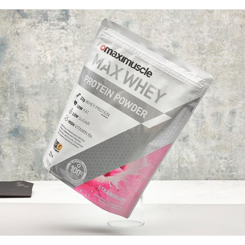 Maximuscle Strawberry Max Whey Protein Powder 