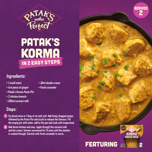 Patak's Korma Curry Paste Pot