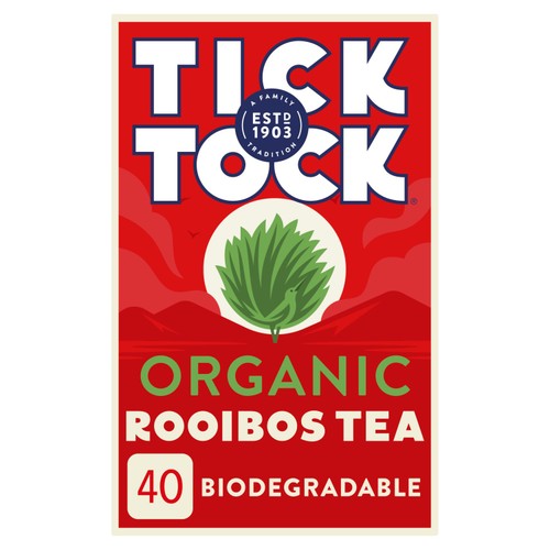 Tick Tock Organic Rooibos Redbush Tea Bags