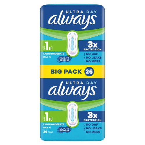 Always Sanitary Towels Ultra Normal (Size 1)