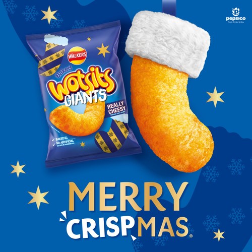 Walkers Wotsits Giants Really Cheesy Sharing Snacks Crisps 130g