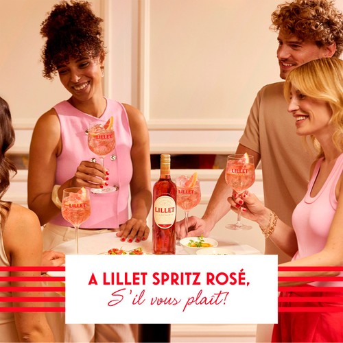 Lillet Rose Wine-Based Aperitif