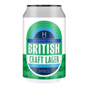 M&S Low Alcohol British Craft Lager