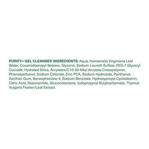 Simple Purify+ Gel Cleanser