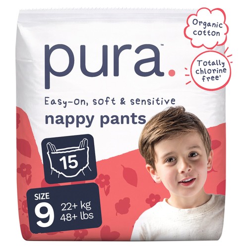 Pura Eco Nappy Pants Size 9