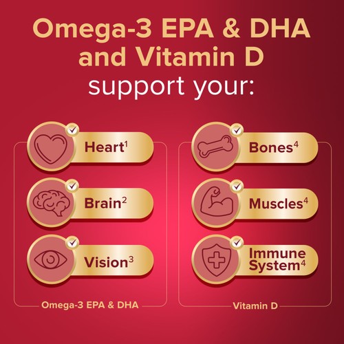 Seven Seas Omega-3 Fish Oil with Vitamin D 30 Capsules