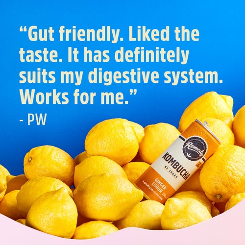 Remedy Kombucha Ginger Lemon