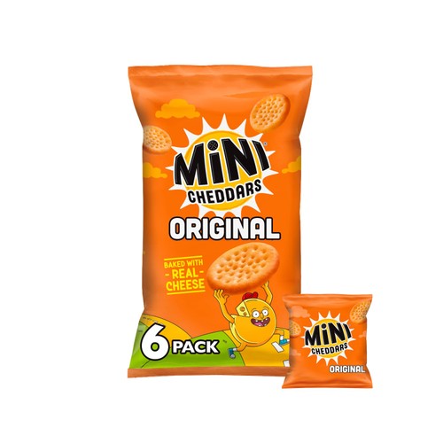 Jacob's Mini Cheddars Original Multipack Baked Snacks