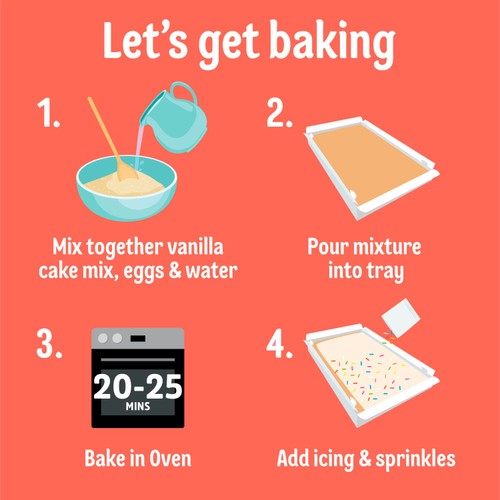 Dr. Oetker Vanilla School Cake Mix
