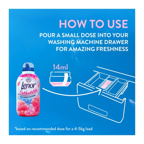 Lenor Outdoorable Fabric Conditioner Pink Blossom